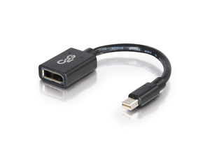 6IN C2G MINI DISPLAYPORT M TO DP F BK by Legrand AV (C2G)