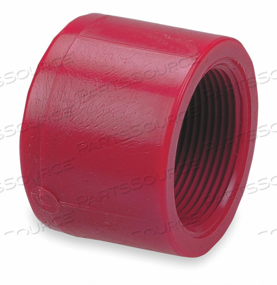 CAP, 1 IN FITTING PIPE SIZE, SCHEDULE 80, FEMALE NPT, 1360 PSI @ 73°F, RED by Chemtrol