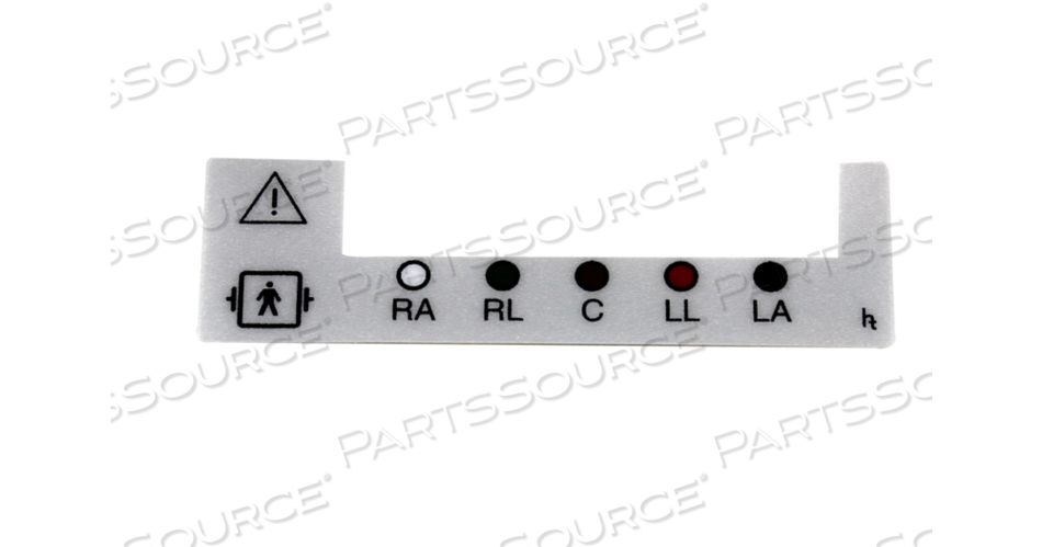 LABEL,ECG P.I. CONNECTOR 5 LEAD by Spacelabs Healthcare
