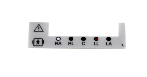 LABEL,ECG P.I. CONNECTOR 5 LEAD by Spacelabs Healthcare