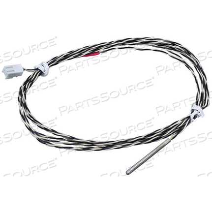 TEMPERATURE SENSOR, WIRE, 5.2IN WIDTH, 0.65IN HEIGHT, BLACK/WHITE, 5.4IN LENGTH, 1000OHMS RESISTANCE, 110IN WIRE SIZE by Alto-Shaam, Inc. TEMPERATURE SENSOR, WIRE, 5.2IN WIDTH, 0.65IN HEIGHT, BLACK/WHITE, 5.4IN LENGTH, 1000OHMS RESISTANCE, 110IN WIRE SIZE by Alto-Shaam, Inc.