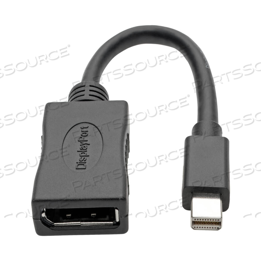 MINI DISPLAYPORT TO DISPLAYPORT ADAPTER 4K @ 60HZ MDP TO DP 6IN by Tripp Lite MINI DISPLAYPORT TO DISPLAYPORT ADAPTER 4K @ 60HZ MDP TO DP 6IN by Tripp Lite