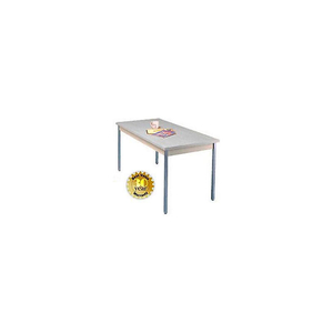 PLASTICS UTILITY TABLE - 36"W X 72"L - GRAY by Allied