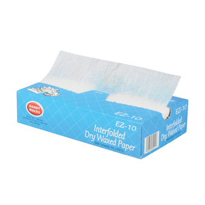 INTERFOLDED DRY WAXED PAPER DELI SHEETS, 10.75 X 10, 500 BOX, 12 BOXES/CARTON by Handy Wacks