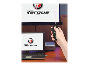 WIRELESS PRESENTER WITH LASER POINTER, PRESENTATION REMOTE CONTROL, RF, BLACK by Targus