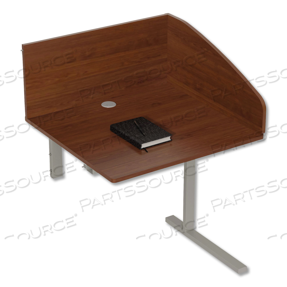 STUDY CARRELL ADD ON, 1-LEG, 31.25 X 23.25 X 45.25, CHERRY by Linea Italia Inc