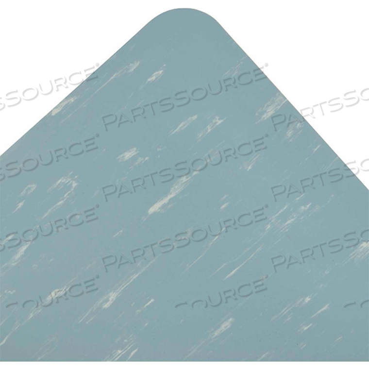 MARBLE SOF-TYLE GRANDE ANTI FATIGUE MAT 1" THICK 4' X 75' BLUE 
