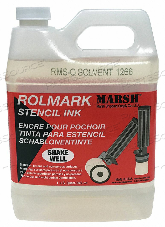 STENCIL INK JUG CLEAR 1 QT. by Marsh Shipping Supply Co., LLC STENCIL INK JUG CLEAR 1 QT. by Marsh Shipping Supply Co., LLC