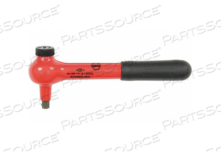 INSULATED 1/4" DRIVE RATCHET by Wiha Tools