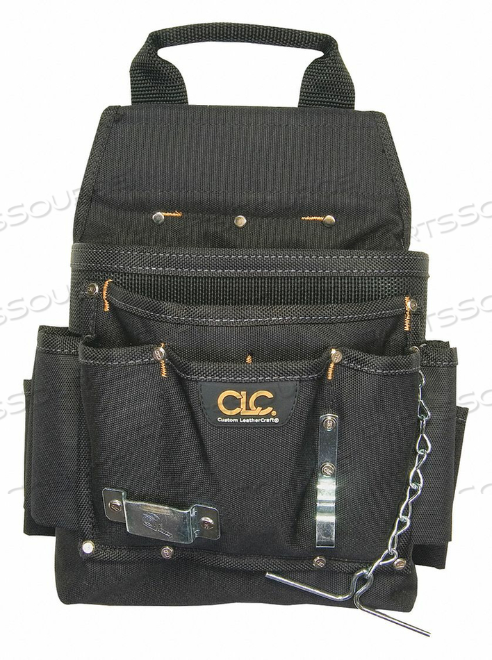TOOL POUCH 12 POCKET POLYESTER BLACK by CLC (Custom Leathercraft) TOOL POUCH 12 POCKET POLYESTER BLACK by CLC (Custom Leathercraft)