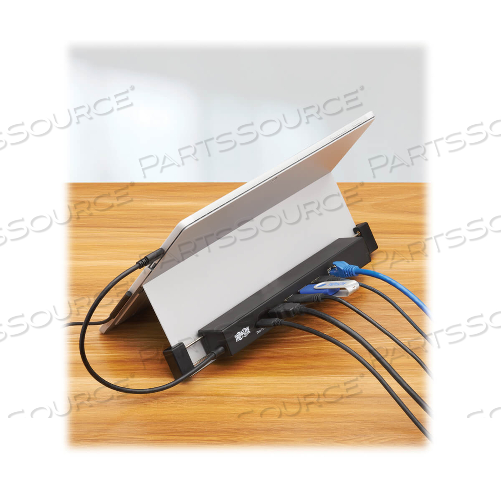 USB-C DOCK FOR MICROSOFT SURFACE - 4K HDMI, USB 3.X GEN 2 (10GBPS) AND USB 2.0 HUB PORTS, GBE, 100W PD CHARGING, BLACK by Tripp Lite USB-C DOCK FOR MICROSOFT SURFACE - 4K HDMI, USB 3.X GEN 2 (10GBPS) AND USB 2.0 HUB PORTS, GBE, 100W PD CHARGING, BLACK by Tripp Lite