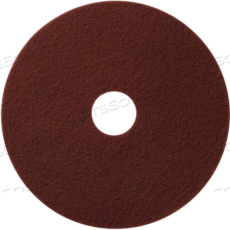 17" ECOPREP "EPP" CHEMICAL FREE STRIPPING PAD, MAROON, 10 PER CASE by Americo Manufacturing Co.