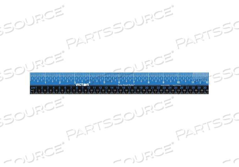 RULER INCH GLOSS WHITE PLASTIC 12IN. by Victor Technology, LLC RULER INCH GLOSS WHITE PLASTIC 12IN. by Victor Technology, LLC