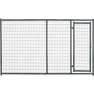 ELITE HEAVY-DUTY DOG KENNEL FRONT PANEL WITH 1 DOOR, 6'H X 10'L by Tarter Farm & Ranch