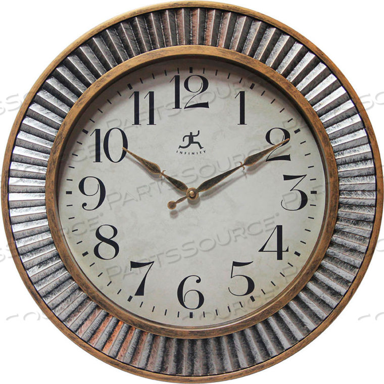 16" RUSCH WALL CLOCK by Infinity Instruments 16" RUSCH WALL CLOCK by Infinity Instruments