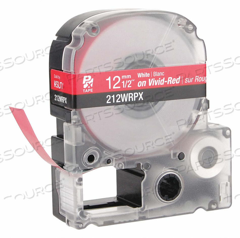 CARTRIDGE LABEL 1/2 IN W RED by Epson