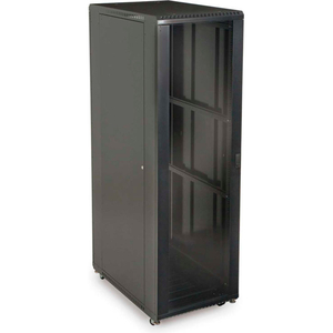 42U LINIER SERVER CABINET - GLASS/GLASS DOORS - 36" DEPTH by Kendall Howard LLC