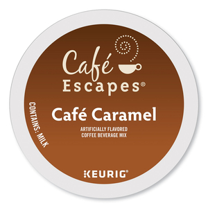 CAFE CARAMEL K-CUPS, 24/BOX by Cafe Escapes