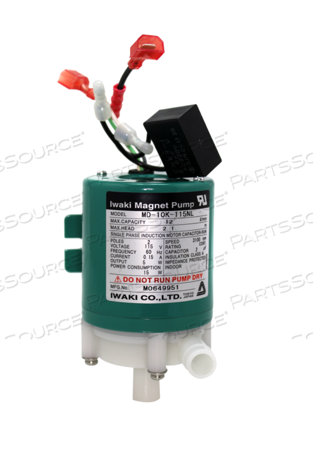 PUMP ASSY, 115V, MTLT by Gentherm Medical