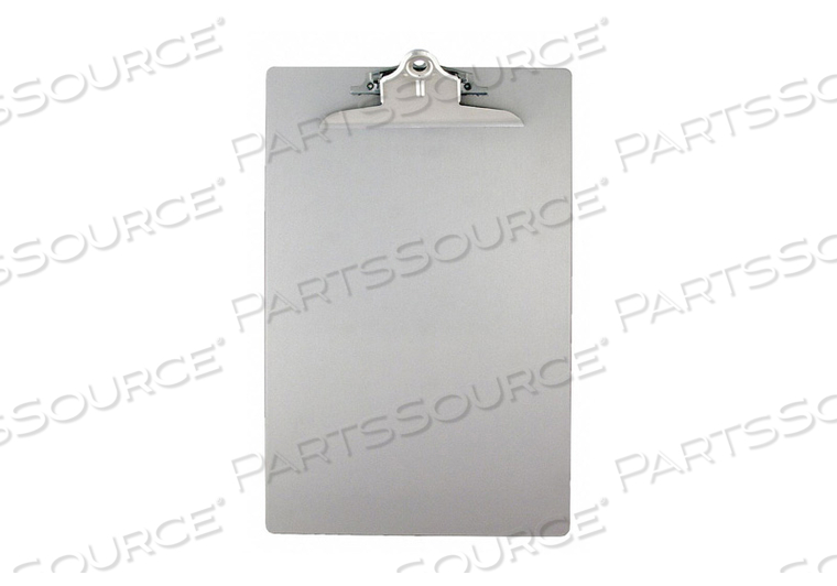 RECYCLED ALUMINUM CLIPBOARD WITH HIGH-CAPACITY CLIP, 1" CLIP CAPACITY, HOLDS 8.5 X 14 SHEETS, SILVER by Saunders RECYCLED ALUMINUM CLIPBOARD WITH HIGH-CAPACITY CLIP, 1" CLIP CAPACITY, HOLDS 8.5 X 14 SHEETS, SILVER by Saunders