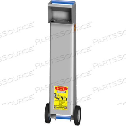 CART, OIL, SHORT SHUTTLE, 8-1/2"H by Worchester Industrial Products