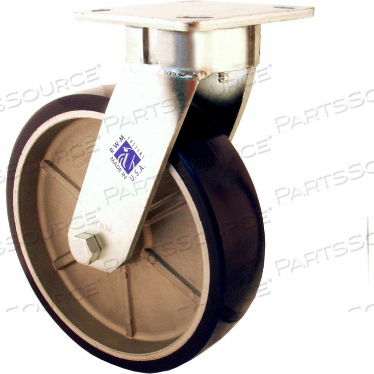 65 SERIES 6" URETHANE ON ALUMINUM WHEEL SWIVEL CASTER by RWM