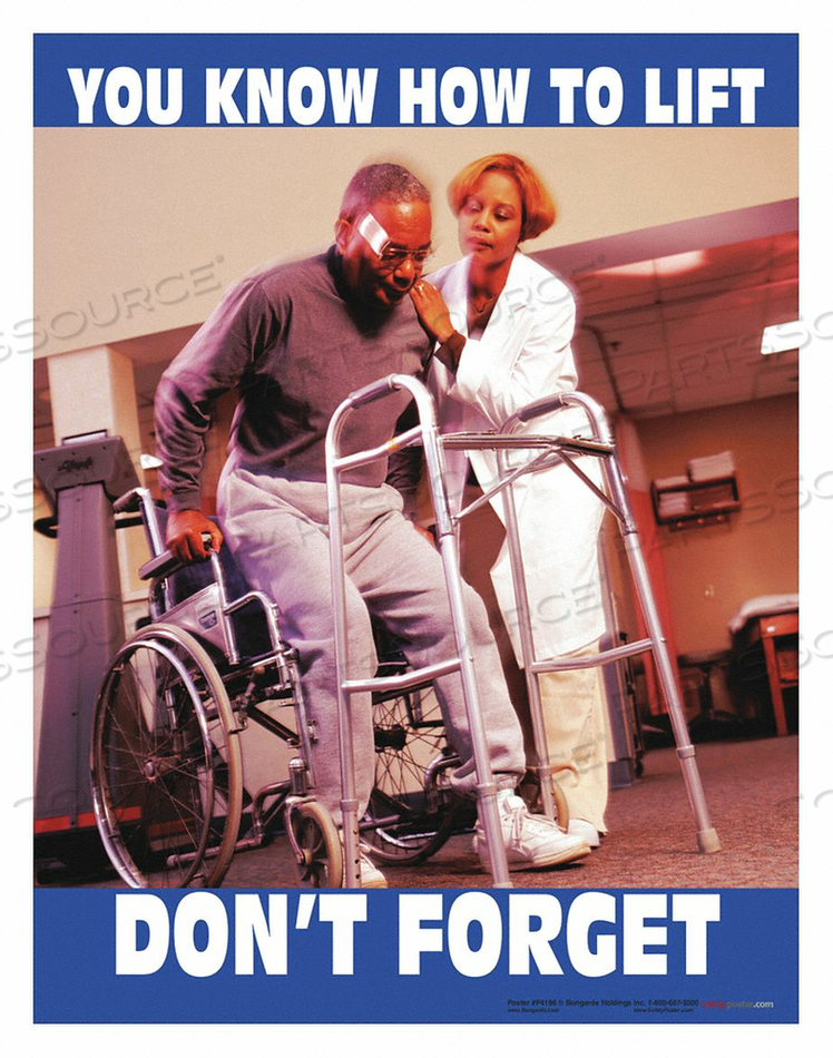SAFETY POSTER YOU KNOW HOW TO LIFT ENG by SafetyPoster SAFETY POSTER YOU KNOW HOW TO LIFT ENG by SafetyPoster