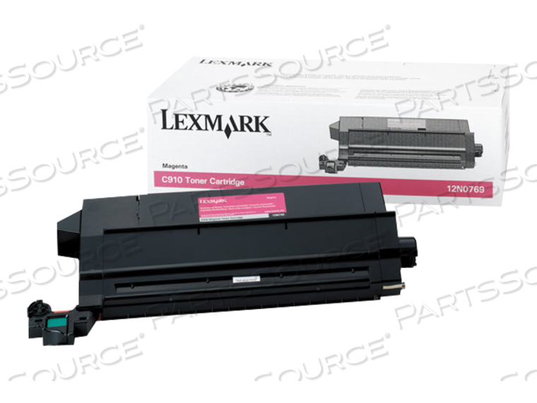 TONER CART,C91X/X912,MAG,14K by Lexmark