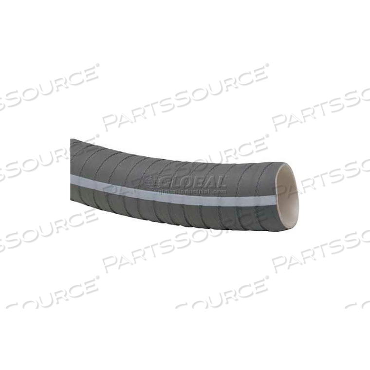 2" DIA. GREY SHADOW FOOD SUCTION/DISCHARGE HOSE, 30 FEET 