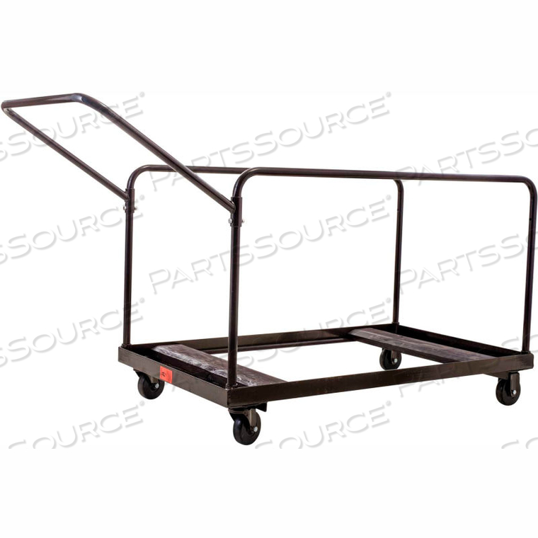 INTERION TABLE CART FOR 48" AND 60" ROUND FOLDING TABLES HOLDS 10 by National Public Seating