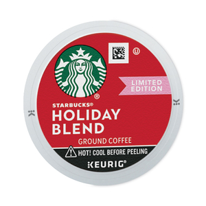 HOLIDAY BLEND COFFEE, K-CUPS, 22/BOX, 4 BOXES/CARTON by Starbucks