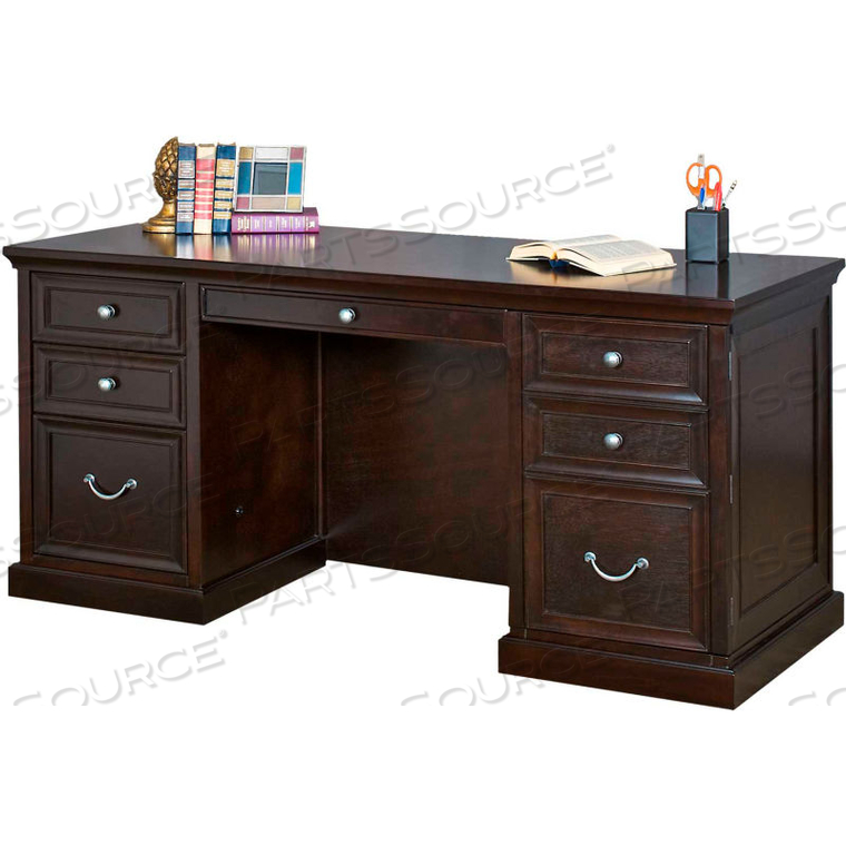 FULTON COMPUTER CREDENZA - FULLY ASSEMBLED - ESPRESSO by Martin Furniture FULTON COMPUTER CREDENZA - FULLY ASSEMBLED - ESPRESSO by Martin Furniture
