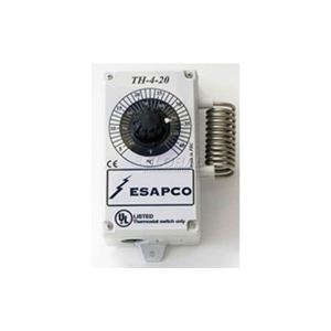 CORROSIVE ENVIRONMENT VOLTAGE THERMOSTAT - FOR INFRARED TUBE HEATERS by Sunstar Heating Products Inc