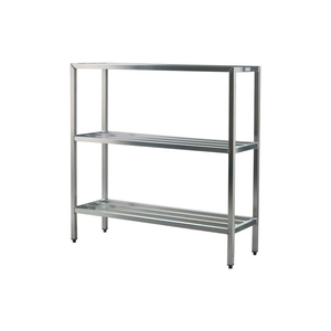 ALUMINUM HEAVY DUTY 3-SHELF RACK, 20"W X 60"H X 36"L by New Age Industries