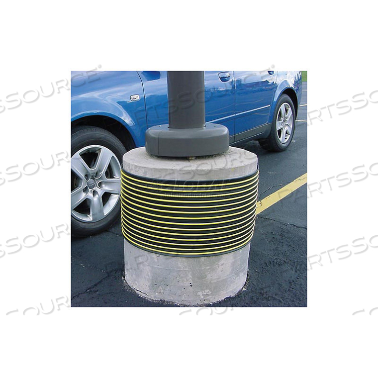 25' ROLL BUMPER WRAP BLACK/YELLOW by Innoplast, Inc