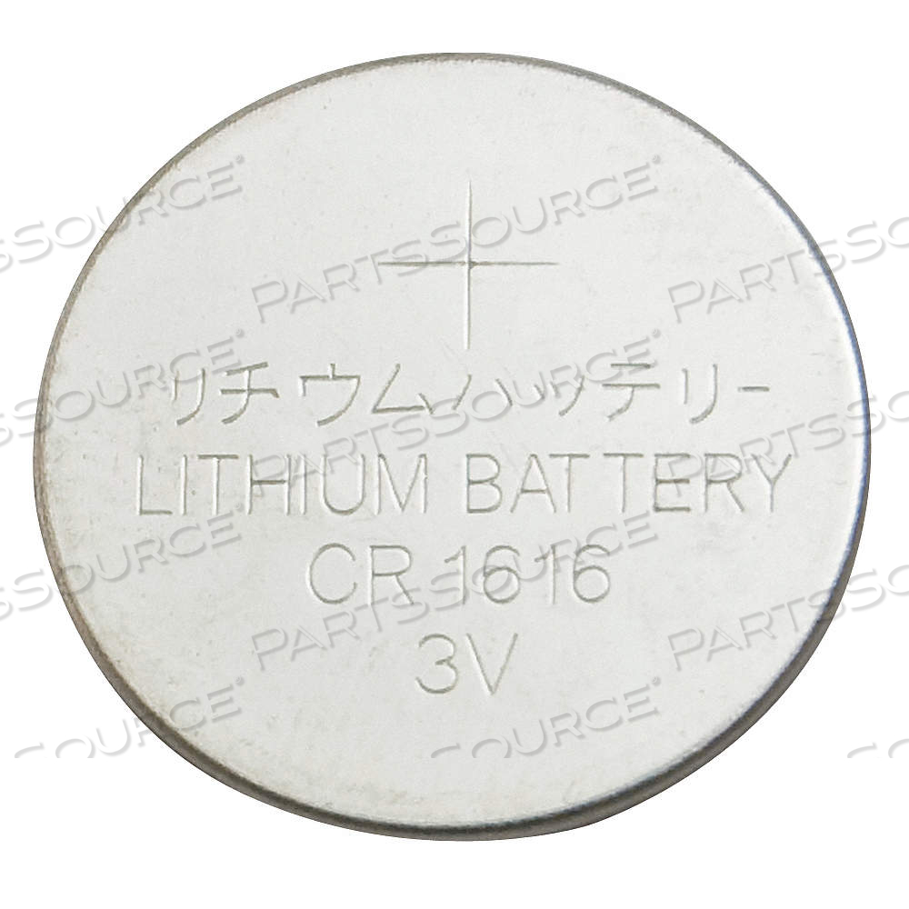 COIN CELL BATTERY, 1616 BATTERY SIZE, LITHIUM, 55 MAH CAPACITY, 3V DC, 0.624 IN DIA by Approved Vendor