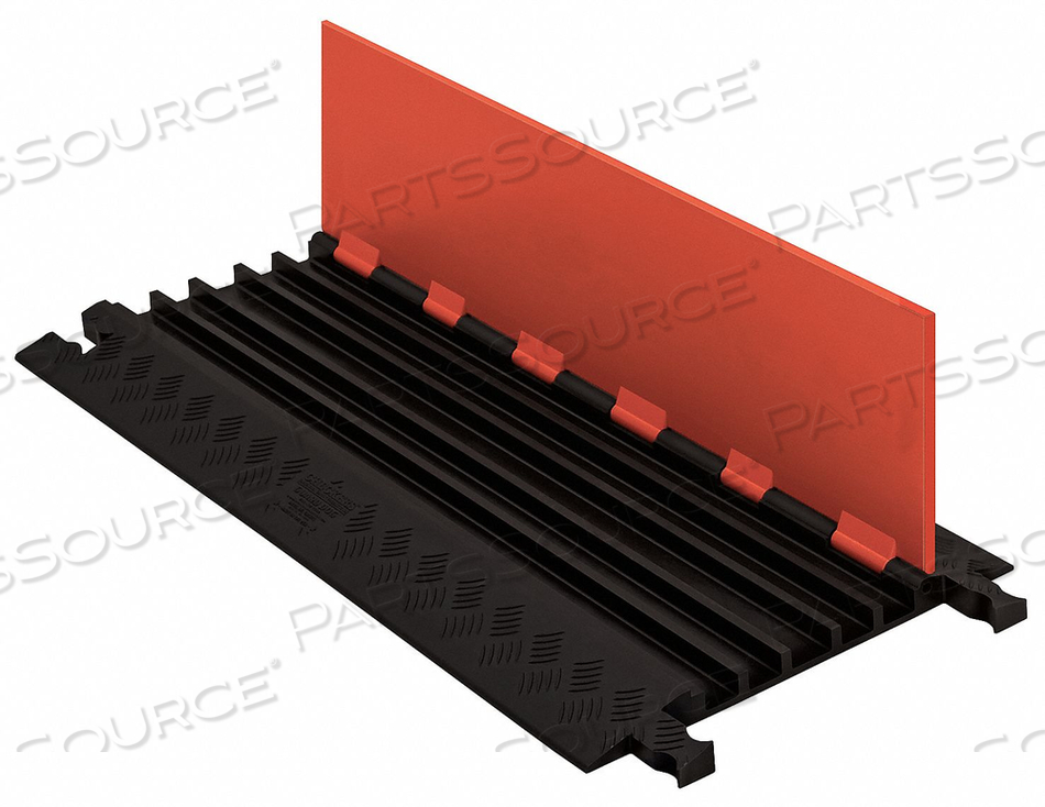 GUARD DOG LOW PROFILE, 5 CH - ORANGE LID/BLACK BASE by Checkers GUARD DOG LOW PROFILE, 5 CH - ORANGE LID/BLACK BASE by Checkers