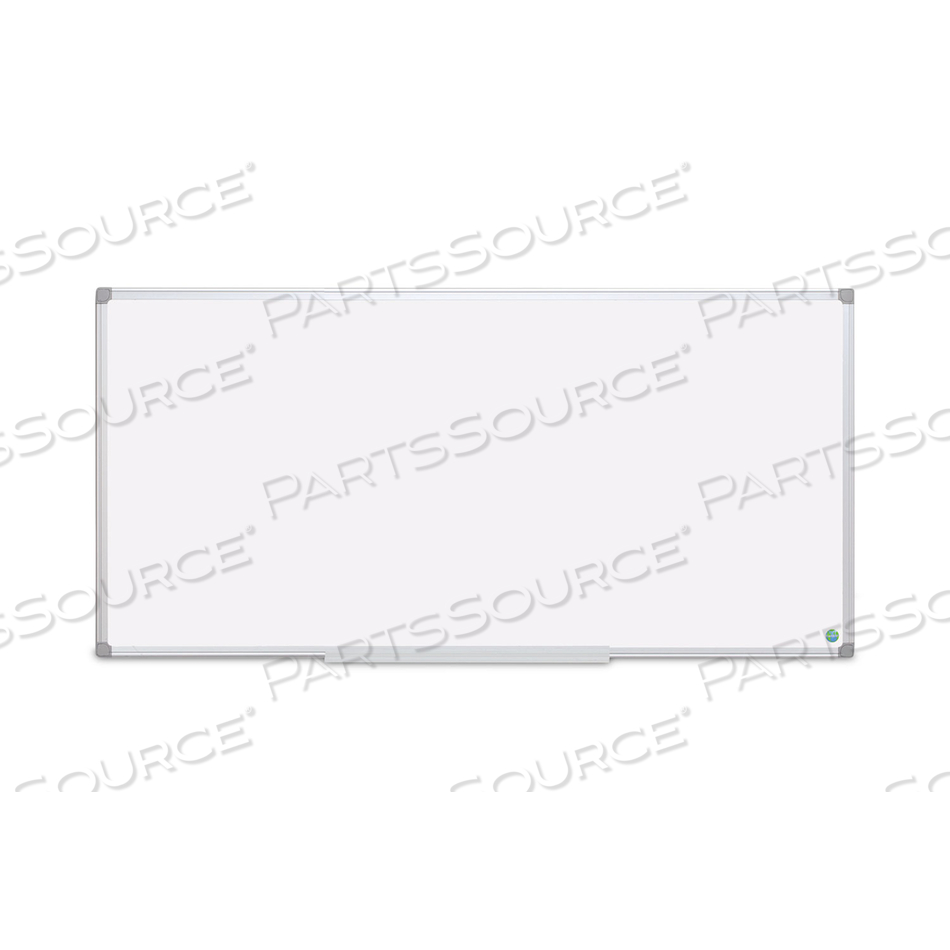 EARTH DRY ERASE BOARD, WHITE/SILVER, 48 X 96 by MasterVision EARTH DRY ERASE BOARD, WHITE/SILVER, 48 X 96 by MasterVision