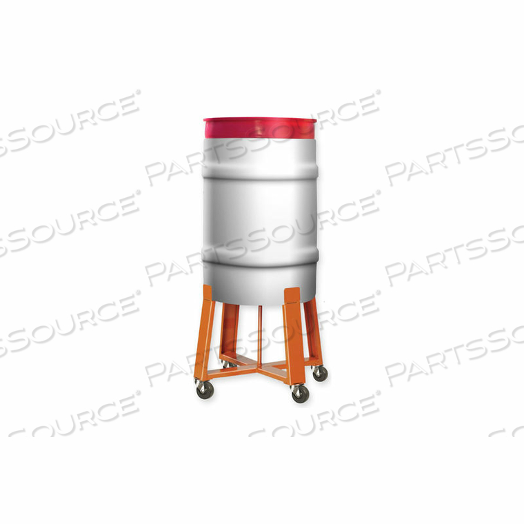 #71 HIGH DRUM DOLLY WITH STEEL CASTERS - 30"W GRAY by Pucel Enterprises #71 HIGH DRUM DOLLY WITH STEEL CASTERS - 30"W GRAY by Pucel Enterprises