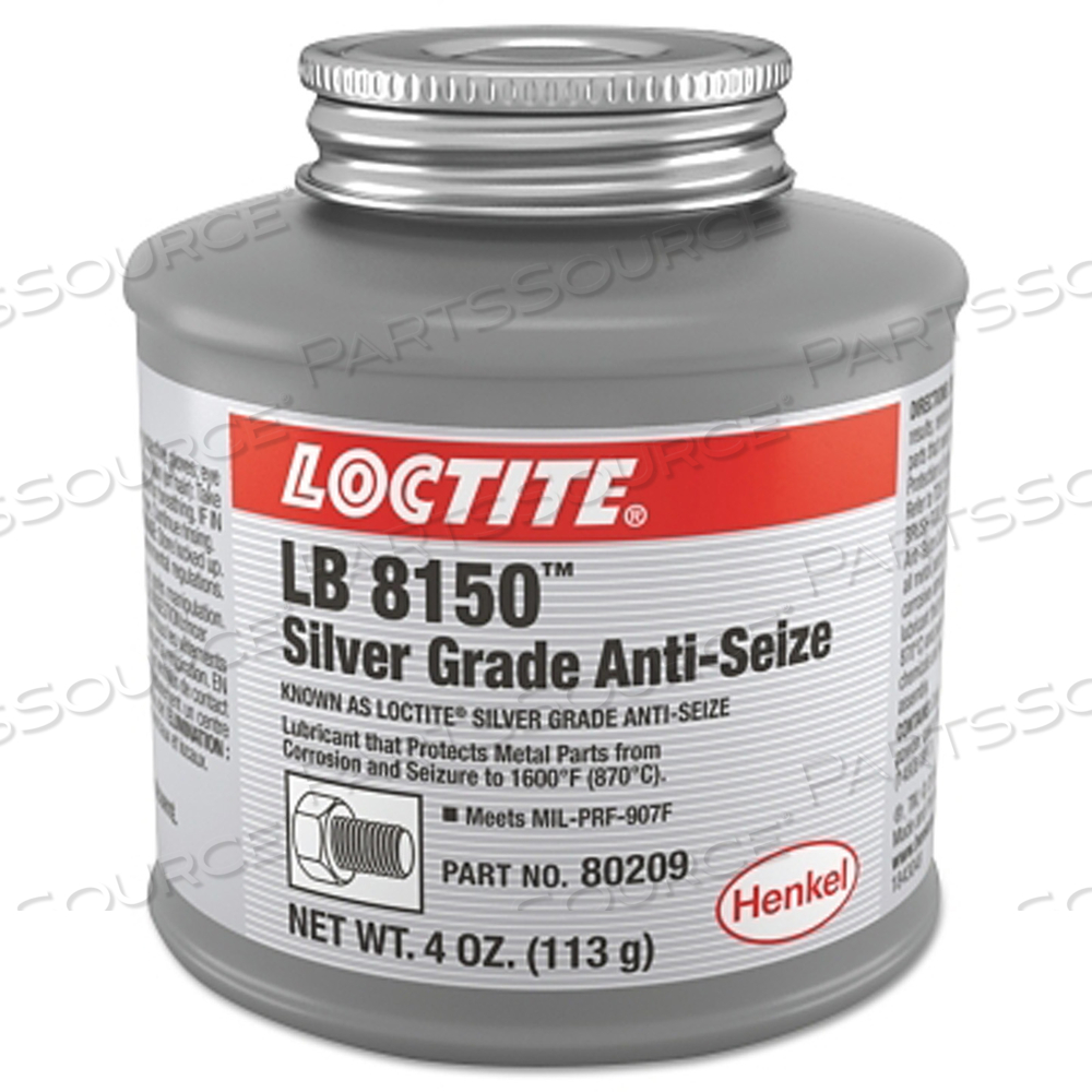 SILVER GRADE ANTI-SEIZE LUBRICANT, 4 OZ CAN by Loctite Brand