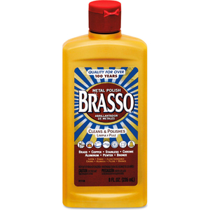 METAL SURFACE POLISH, 8 OZ. BOTTLE, 8 BOTTLES - 89334 by Brasso