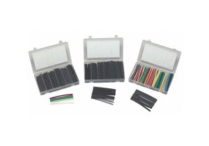 SHRINK TUBING KIT R Y G B W C B 126 PC by Panduit