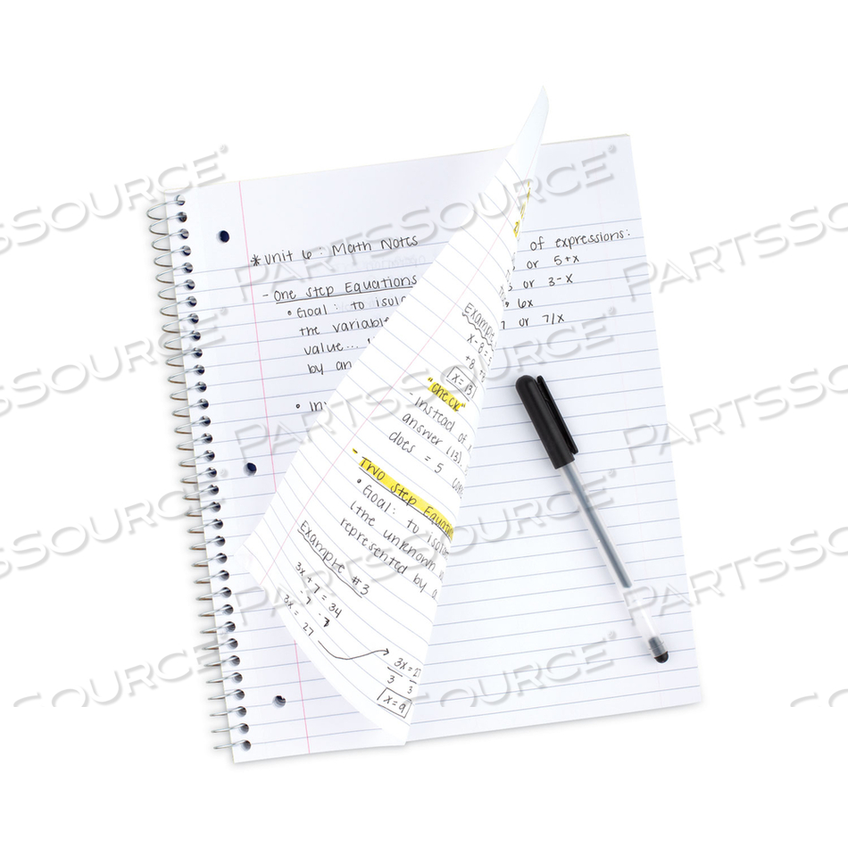 WIREBOUND NOTEBOOK, 1 SUBJECT, WIDE/LEGAL RULE, RED COVER, 10.5 X 8, 100 SHEETS by Five Star WIREBOUND NOTEBOOK, 1 SUBJECT, WIDE/LEGAL RULE, RED COVER, 10.5 X 8, 100 SHEETS by Five Star