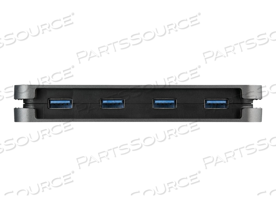 4 PORT USB 3.0 HUB, 4X USB-A, 5GBPS LAPTOP/DESKTOP USB TYPE-A HUB, USB BUS POWERED, 11" LONG CABLE WITH CABLE MANAGEMENT (HB30AM4AB), HUB, 4 by StarTech.com Ltd. 4 PORT USB 3.0 HUB, 4X USB-A, 5GBPS LAPTOP/DESKTOP USB TYPE-A HUB, USB BUS POWERED, 11" LONG CABLE WITH CABLE MANAGEMENT (HB30AM4AB), HUB, 4 by StarTech.com Ltd.