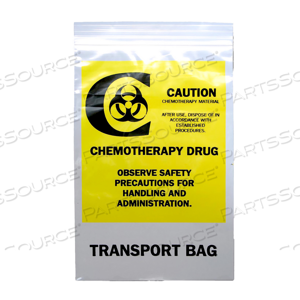 6" X 9" 2 MIL CHEMO TRANSFER BAG - ZIPPER RECLOSABLE, 1000/CS by LK Packaging 6" X 9" 2 MIL CHEMO TRANSFER BAG - ZIPPER RECLOSABLE, 1000/CS by LK Packaging