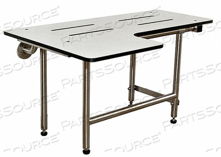 REV. L-SHAPED SHOWER SEAT 28X22-1/2 IN by Wingits REV. L-SHAPED SHOWER SEAT 28X22-1/2 IN by Wingits