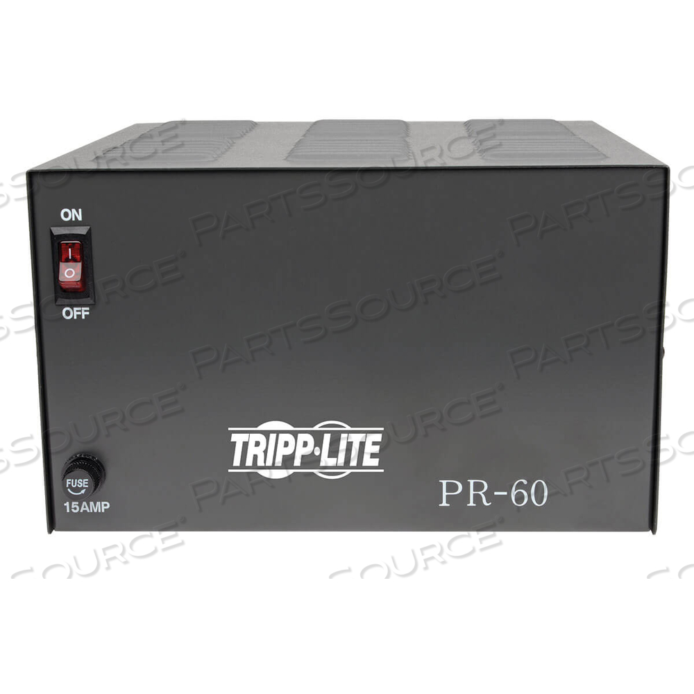 DC POWER SUPPLY 60A 120V AC INPUT TO 13.8 DC OUTPUT TAA GSA by Tripp Lite DC POWER SUPPLY 60A 120V AC INPUT TO 13.8 DC OUTPUT TAA GSA by Tripp Lite