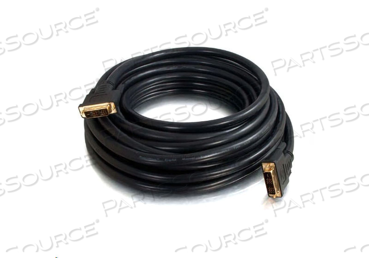 SEL VGA VIDEO CABLE, BLACK, 1 X 24 PIN DVI-D (SINGLE-LINK) MALE DIGITAL VIDEO, 1 X 24 PIN DVI-D (SINGLE-LINK) MALE DIGITAL VIDEO, COPPER CON by Legrand AV (C2G) SEL VGA VIDEO CABLE, BLACK, 1 X 24 PIN DVI-D (SINGLE-LINK) MALE DIGITAL VIDEO, 1 X 24 PIN DVI-D (SINGLE-LINK) MALE DIGITAL VIDEO, COPPER CON by Legrand AV (C2G)