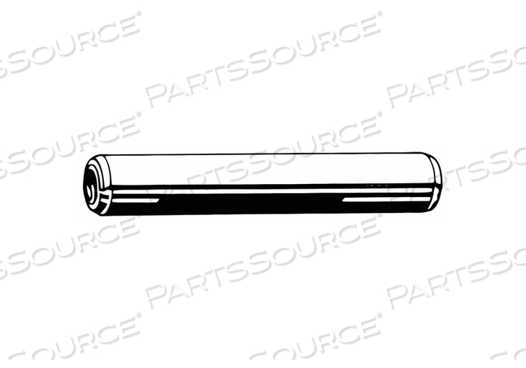 SPRING PIN,1/8" DIA,1.25" L,COILED, COILED, INCH, 1/8 IN PIN DIA, 1 1/4 IN SHANK LG, 420 by Fabory