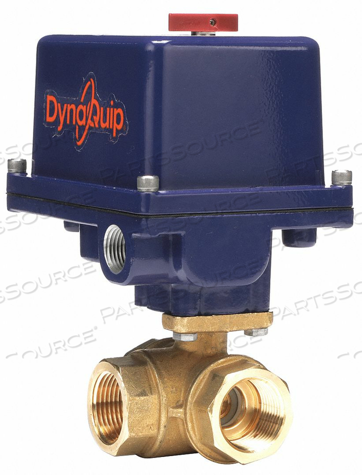 ELECTRONIC BALL VALVE BRASS 1 IN. by Dynaquip Controls ELECTRONIC BALL VALVE BRASS 1 IN. by Dynaquip Controls